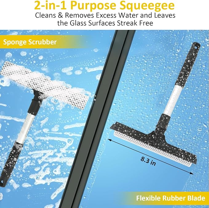 10Pcs Car Wash Detailing Kit Cleaning Kits,with Collapsible Bucket Wash Mitt Sponge Terry Towels Wheel Brush Window Scraper Coral Velvet Towel, Car Cleaning Tools Kit for Interior, Exterior, Wheels