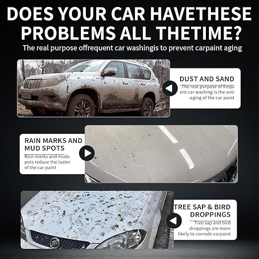 Car Coating Spray, 2pack SOPAMI 3-in-1 High Gloss Polish Scratch Remover, Waterless Car Wax Spray for Shine Protection, Nano Hydrophobic Quick Detailer for Paint, Glass, Plastic Metal Surfaces