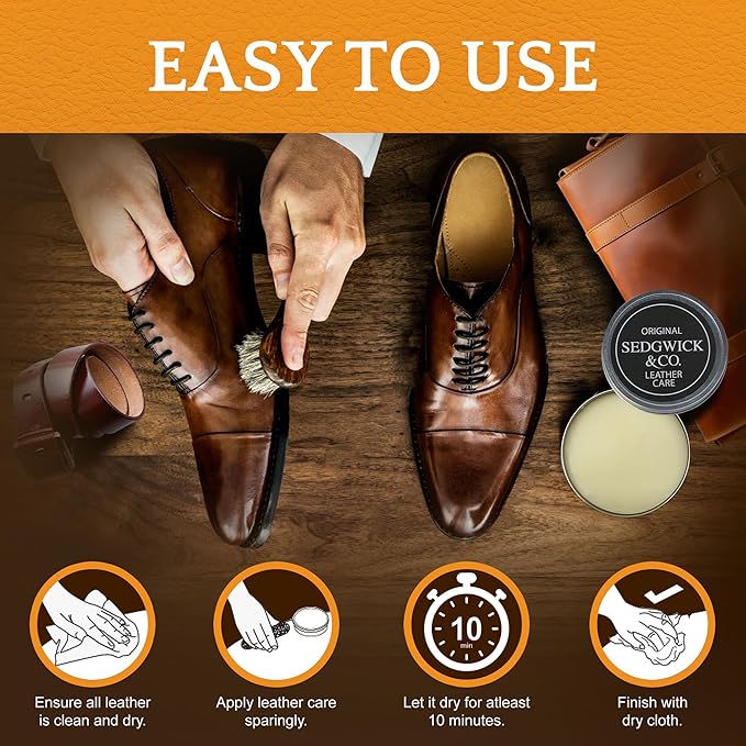 Huntley Equestrian Sedgwick All Natural Leather Care| Leather Conditioner| Leather Softener