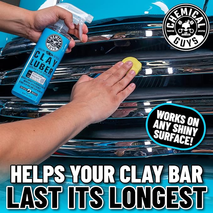 Chemical Guys Starter Car Care & Cleaning Kit, 7-Piece Detailing Car Wash Kit with 6 Premium 16 oz Care Chemicals and Accessories for Washing, Waxing, and Interior Cleaning