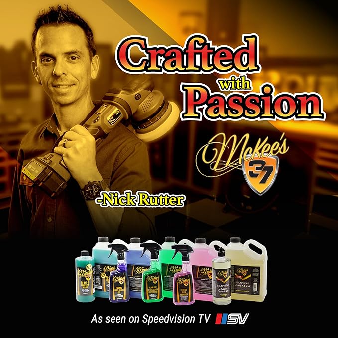 McKee's 37 - Matte Finish Cleaner & Protectant | Matte Paint Cleaner Safe for Vinyl Wraps, PPF - Streak-Free Shine, No Residue with UV Protection (22 oz)