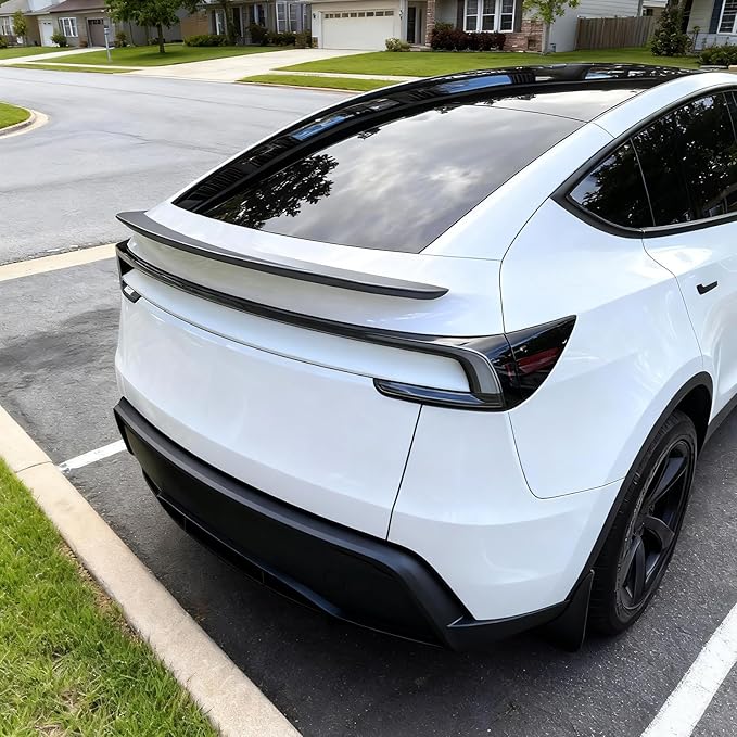 PPF Film for Tesla Model Y Juniperlliftgate Applique Wrap Sticker Exterior for Model Y Juniper Accessories Precut Protective Film Daytime Running Lights Trim Film (White)