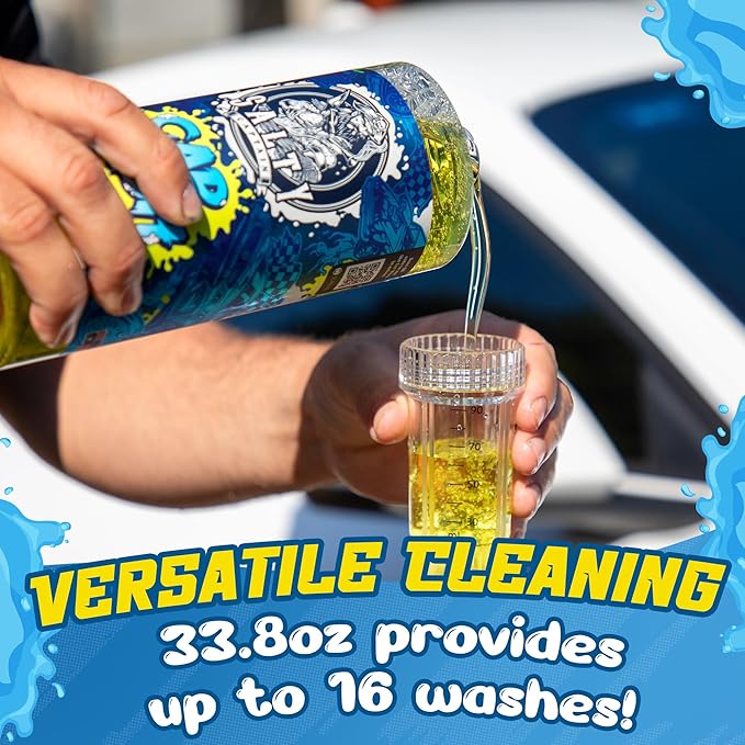 Salty Captain Car Wash Soap 1.32 Gallons – High-Foaming Car Shampoo for Foam Cannons, Guns or Bucket Washes – Anti-Rust Protection & Safe on All Surfaces – Premium Lab Tested Quality