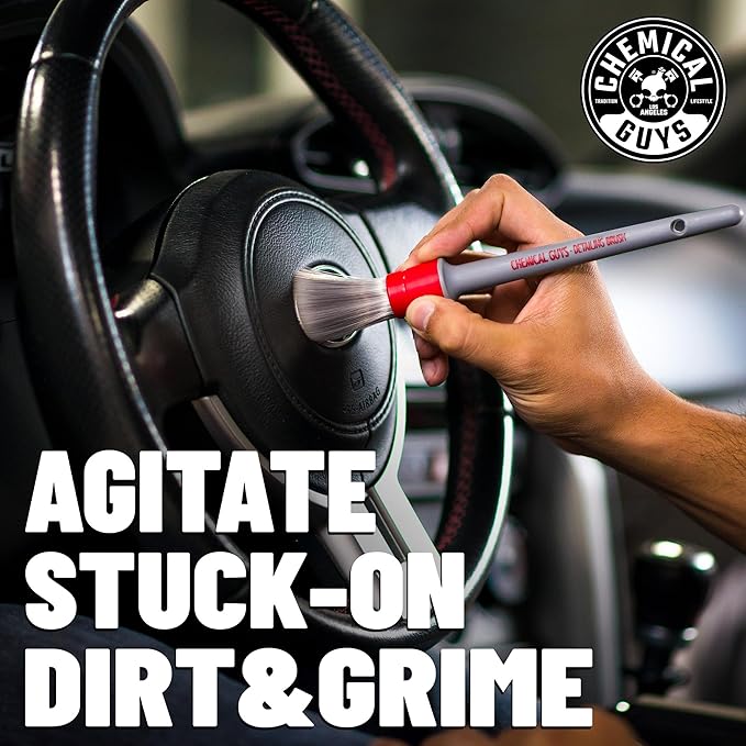 Chemical Guys Car Interior Detailing Kit - VRP Protectant, Nonsense Cleaner, Streak Free Glass Cleaner, 3 Detailing Brushes, 3 Towels, 2 Applicators, 9-Items