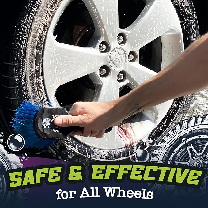 Salty Captain Car Wheel Cleaner 16.9oz – Powerful Wheel Wash Spray for Cars, Trucks, SUVs, Motorcycles & RVs – Tough on Brake Dust & Grime while Safe for Paint & Tires – Premium Quality & Easy to Use