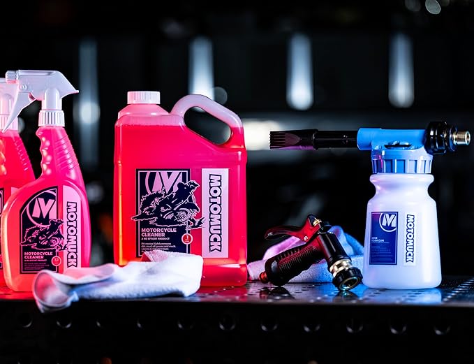 PH Neutral Nano Tech Motorcycle cleaner - Bike Cleaner - Bike Wash - Safe On All Surfaces and All Types of Motorcycle- (1 gallon Bottle)