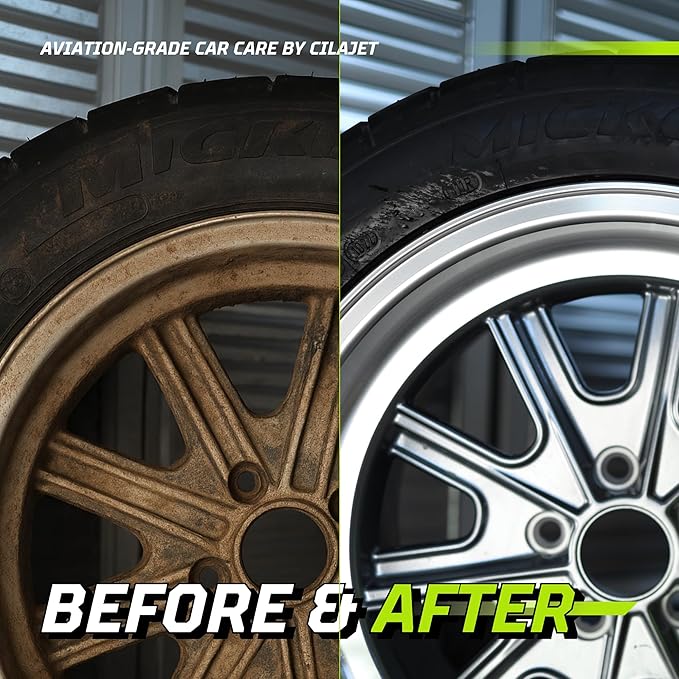 Care Wheel Cleaner (16 oz) - Professional Rim Cleaning Solution for Car and Truck Tires, Heavy Duty Formula, Brake Dust Remover, Safe for All Wheel Types, Made in USA