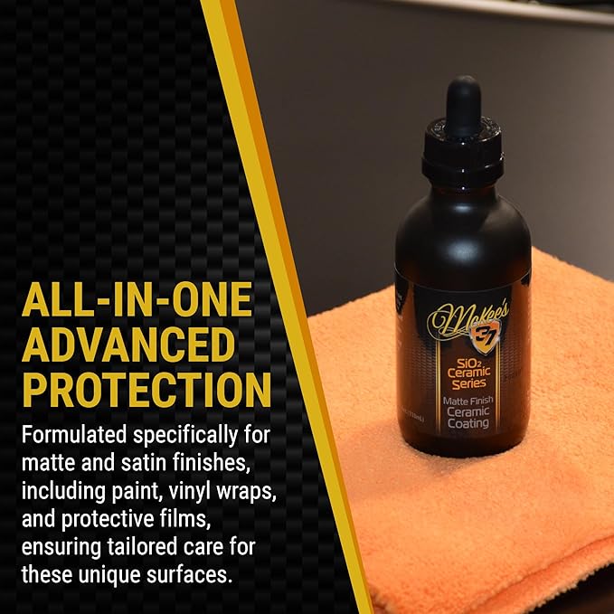McKee's 37 - Matte Finish Ceramic Coating Kit - Complete Ceramic Coating Kit: Protection & Showroom Shine for Matte Cars