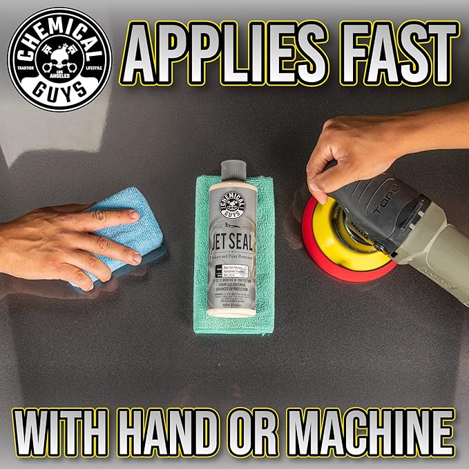 Chemical Guys JetSeal Anti-Corrosion Sealant & Paint Protectant - Advanced Car Paint Sealant for Trucks, Motorcycles, SUVs & RVs, Provides Durable Protection & High Gloss Finish, 16 oz