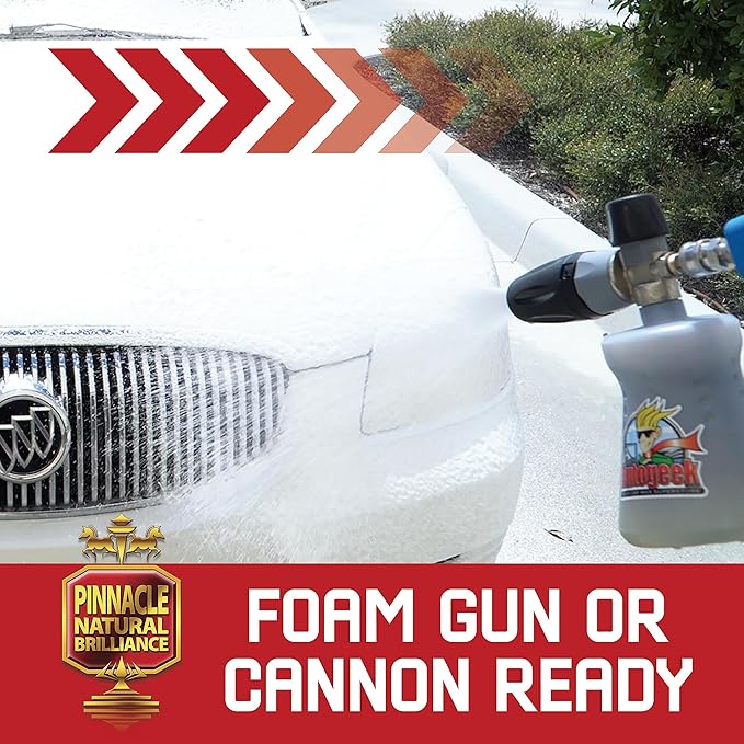 Pinnacle Bodywork Shampoo | Luxurious pH-Neutral Car Wash | Scratch-Free Formula with Long-Lasting Suds | High-Yield Concentrate for Gentle Cleaning | PIN-100 | 16 oz