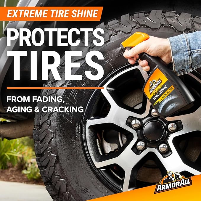 Armor All Premier Car Care Kit, Includes Car Wax & Wash Kit, Glass Cleaner, Car Air Freshener, Tire & Wheel Cleaner (8 Piece Kit)