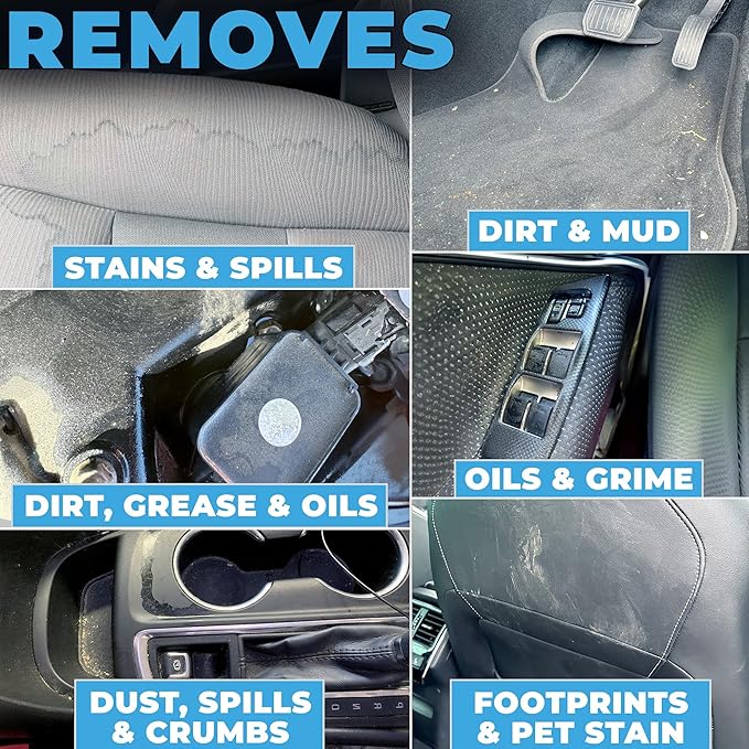 All Purpose Cleaner for Car Detailing (16oz) - Car Interior Cleaner for Dashboard, Trim, Seat, Fabric & More - Auto Cleaning Supplies - Incl 2 Microfiber Towels