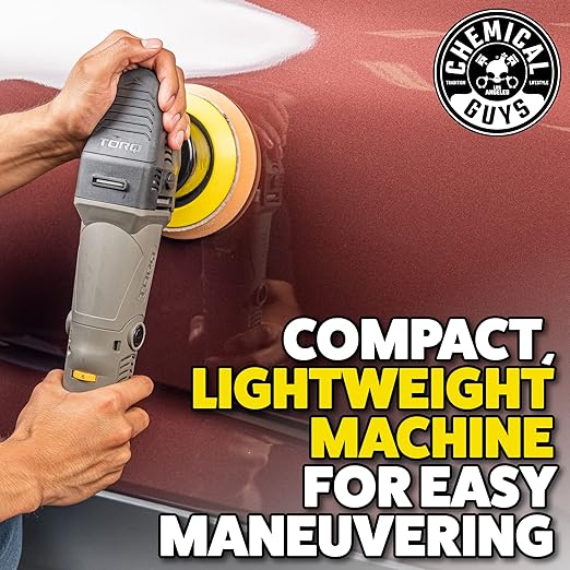 Chemical Guys TORQX Dual-Action Random Orbital Polisher Detailing Kit – 13-Piece Kit With Arsenal Range Bag, Pads, Accessories for Paint Correction, Premium Buffer