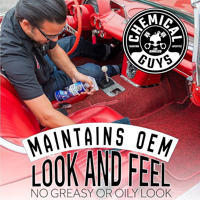 Chemical Guys Total Interior Cleaner & Protectant – Chemical Guys Interior Cleaner, Cleans & Protects Leather, Vinyl, Plastic, Rubber, Glass with a Streak-Free Finish — 16 Fl Oz (Pack of 2)