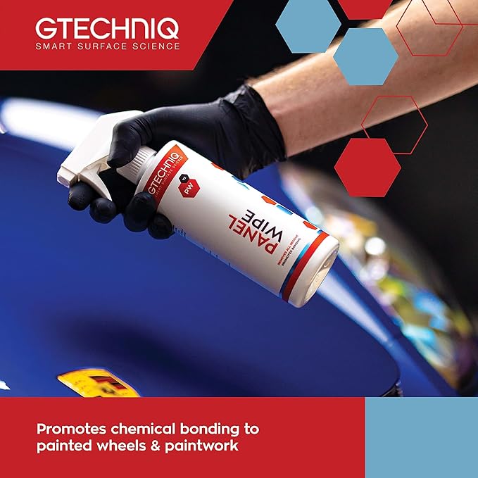 Gtechniq Panel Wipe for Car Cleaning, Pre-Sealant Car Cleaner for Polish Residue, Fragrance-Free, Transparent, 250ml