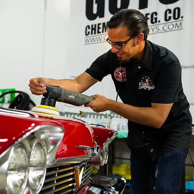 Chemical Guys BUF_501 TORQ 10FX Random Orbital Polisher, (Safe for Cars, Trucks, SUVs, & More) Digital Display, 700W, Orbit 8mm