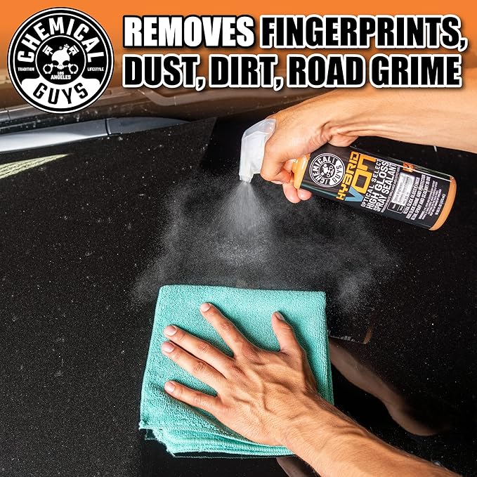Chemical Guys WAC_808 Hybrid V7 Optical Select High Gloss Spray Sealant & Quick Detailer (Safe for All Finishes Including Ceramic Coatings), 128 fl oz (1 Gallon), Orange Scent