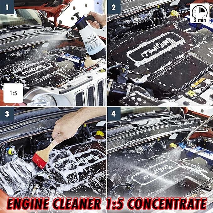 SONAX Multi Star All Purpose Cleaner | Powerful Concentrate for Interior & Exterior Cleaning | Safe on Carpet, Upholstery & Wheel Wells | Removes Grease, Grime & Stains | Pro-Strength | 627600 | 10L