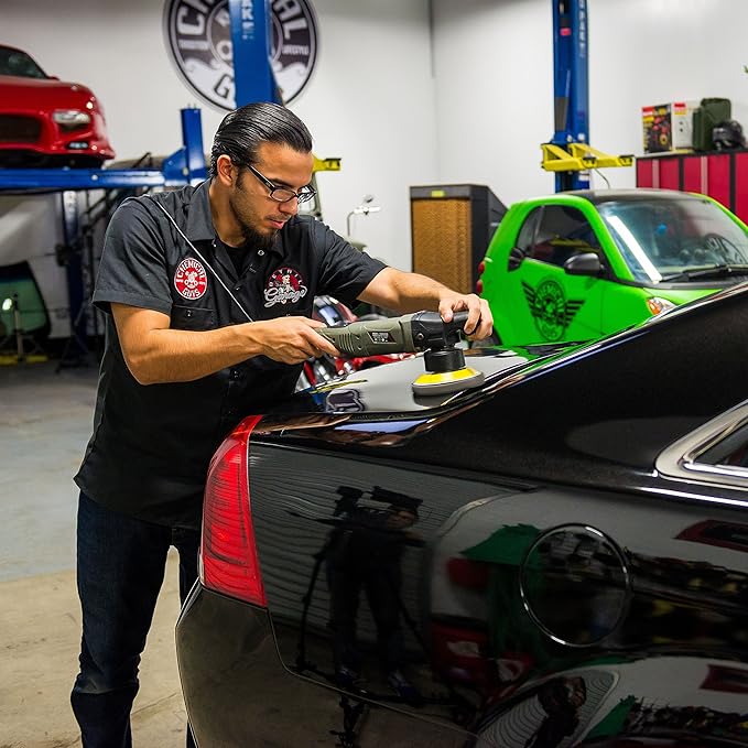 Chemical Guys BUF_501 TORQ 10FX Random Orbital Polisher, (Safe for Cars, Trucks, SUVs, & More) Digital Display, 700W, Orbit 8mm